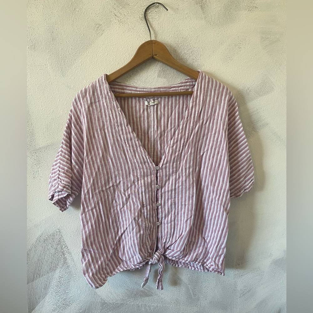 MAURICES— linen crop top